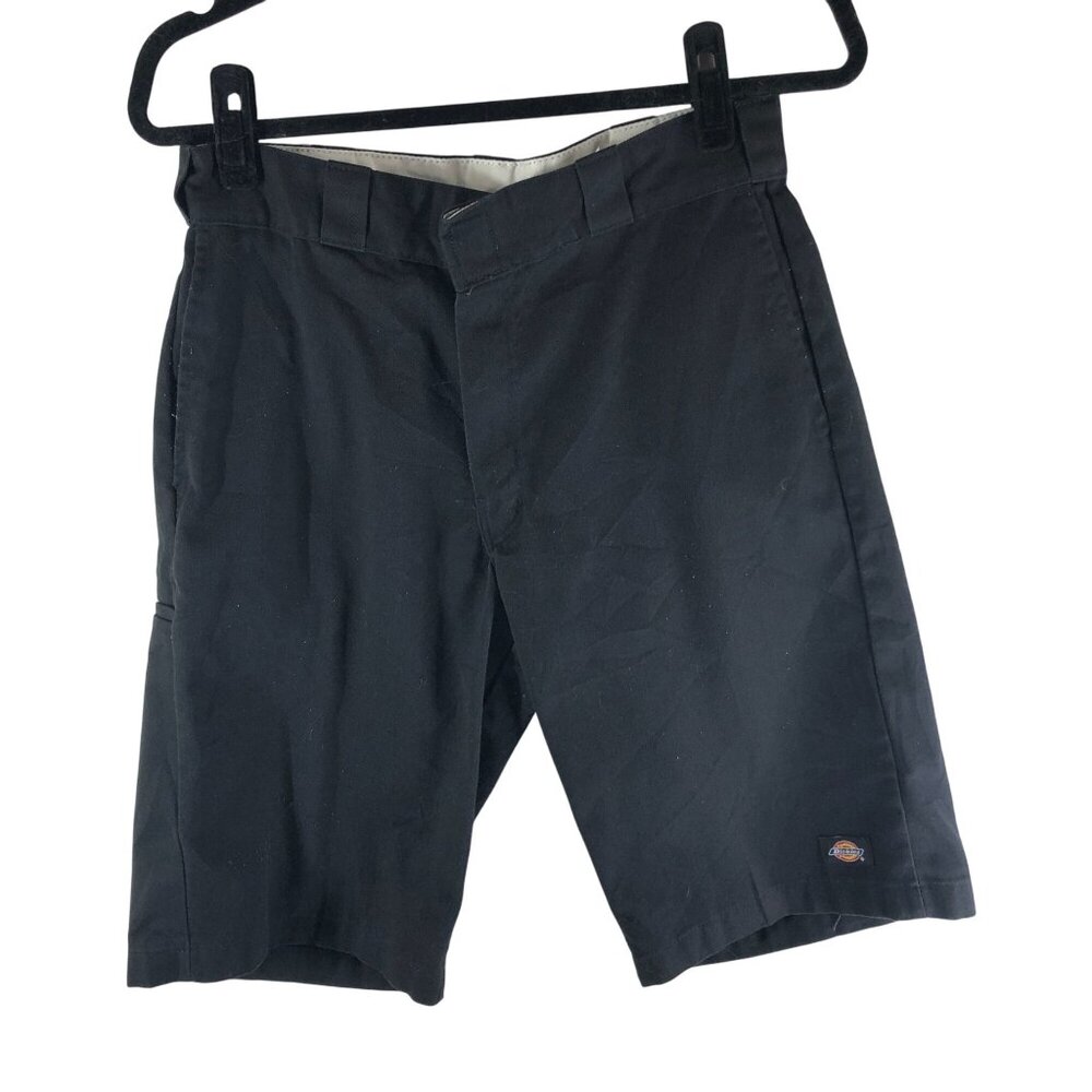 Dickies Relaxed Fit Black Work Shorts 32 Cotton Blend